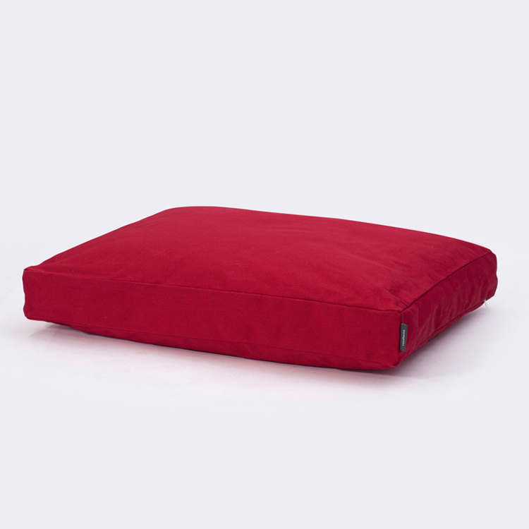 RED_canvas cushion